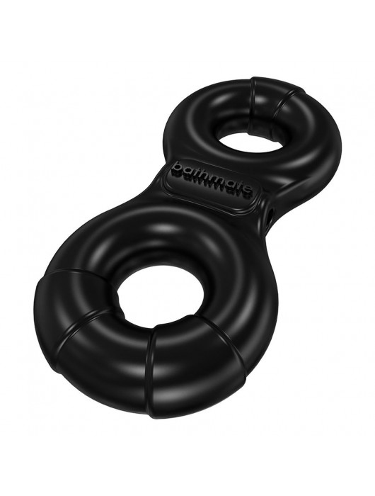 Чёрное эрекционное виброкольцо Eight - Bathmate - в Хабаровске купить с доставкой