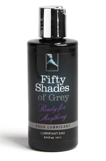 Лубрикант на водной основе Ready for Anything Aqua Lubricant - 100 мл. - Fifty Shades of Grey - купить с доставкой в Хабаровске