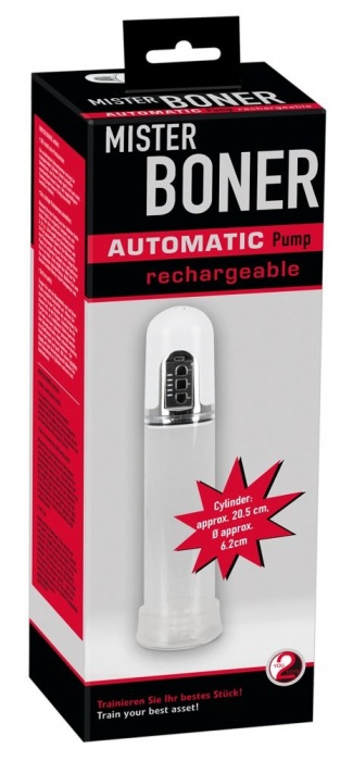 Белая автоматическая вакуумная помпа Mister Boner - Orion - в Хабаровске купить с доставкой