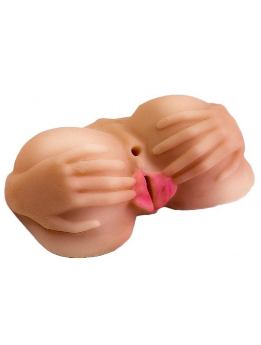 Вагина с виброяйцом на выносным пульте управления вибрацией - LOVETOY (А-Полимер) - в Хабаровске купить с доставкой