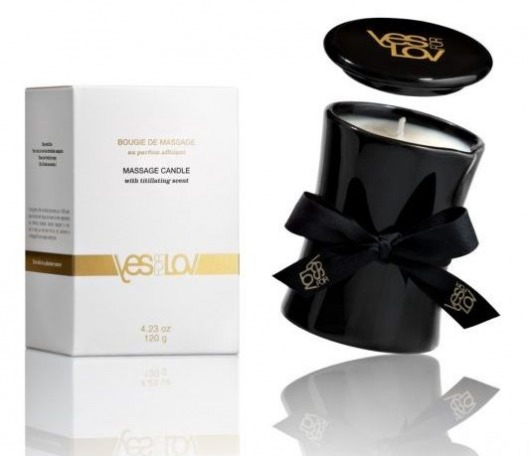 Массажная свеча Titillating Massage Candle - 120 мл. - YESforLOV - купить с доставкой в Хабаровске