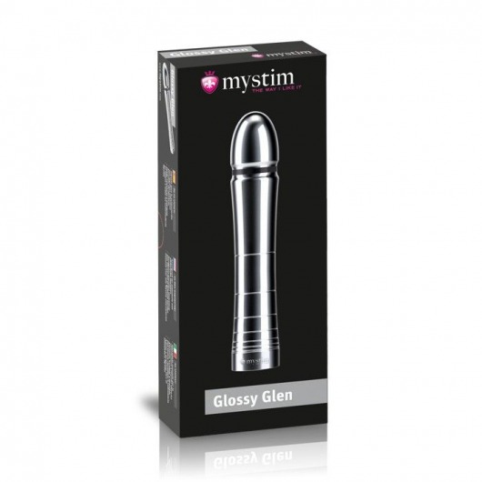 Фаллоимитатор для электростимуляции Glossy Glen Dildo - 14 см. - MyStim - купить с доставкой в Хабаровске