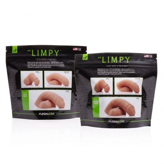 Мягкий имитатор пениса Fleshtone Limpy большого размера - 21,6 см. - Fleshlight - купить с доставкой в Хабаровске