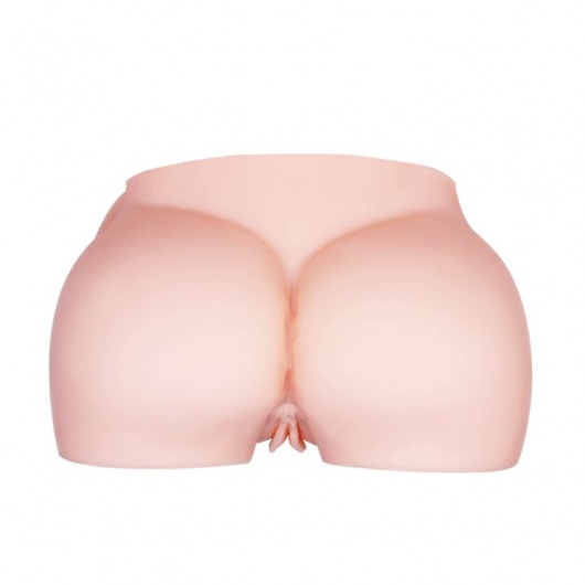 Телесный мастурбатор с двумя любовными тоннелями и вибрацией - Baile - в Хабаровске купить с доставкой