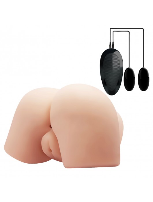 Вагина и попка с вибрацией CRAZY BULL - Baile - в Хабаровске купить с доставкой