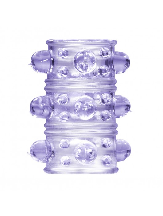 Фиолетовая насадка на пенис Rings Armour - Lola Games - в Хабаровске купить с доставкой