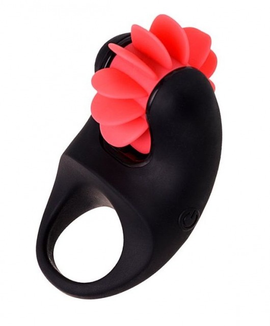 Чёрно-красное эрекционное виброкольцо Erotist - Erotist Adult Toys - в Хабаровске купить с доставкой