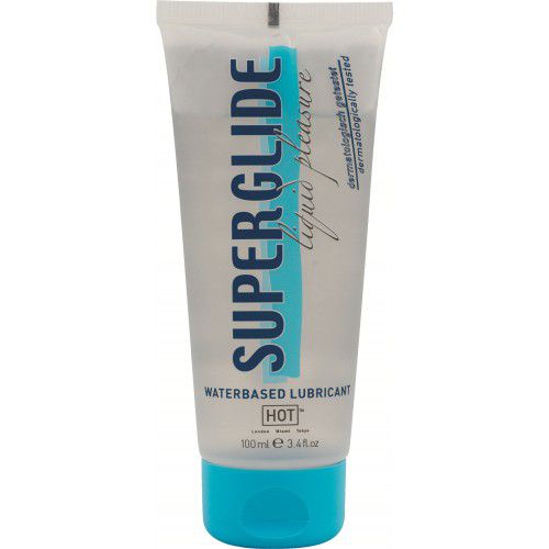 Интимная смазка на водной основе Superglide - 100 мл. - HOT - купить с доставкой в Хабаровске