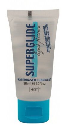 Гель-смазка на водной основе для чувствительной кожи Superglide - 30 мл. - HOT - купить с доставкой в Хабаровске