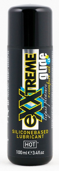 Анальная смазка на силиконовой основе Exxtreme Glide - 100 мл. - HOT - купить с доставкой в Хабаровске