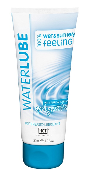 Гель-смазка на основе чистой родниковой воды WaterLube - 30 мл. - HOT - купить с доставкой в Хабаровске
