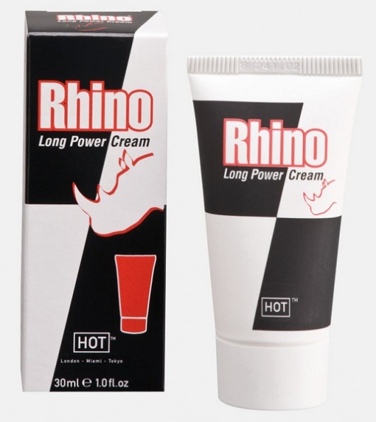 Крем-пролонгатор для мужчин Rhino - 30 мл. - HOT - купить с доставкой в Хабаровске