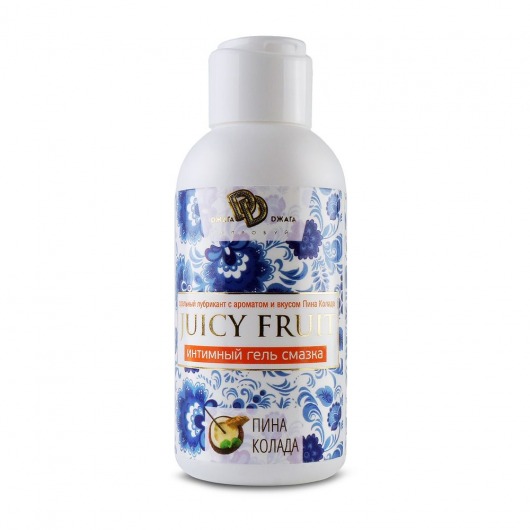 Интимный гель на водной основе JUICY FRUIT с ароматом пина колада - 100 мл. - БиоМед - купить с доставкой в Хабаровске