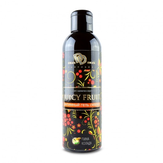 Интимный гель на водной основе JUICY FRUIT с ароматом пина колада - 200 мл. - БиоМед - купить с доставкой в Хабаровске