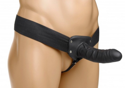 Полый страпон Erection Assist - 15,2 см. - XR Brands - купить с доставкой в Хабаровске
