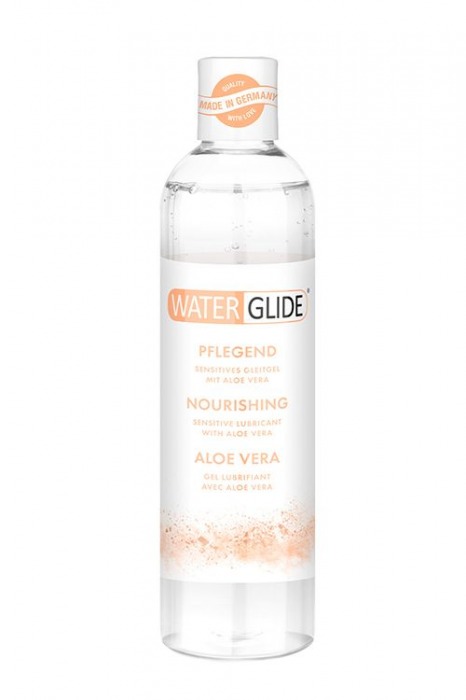 Лубрикант на водной основе с алоэ вера NOURISHING - 300 мл. - Waterglide - купить с доставкой в Хабаровске