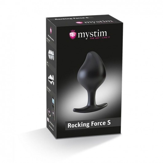 Анальная пробка Rocking Force S для электростимуляции - 9,5 см. - MyStim - купить с доставкой в Хабаровске