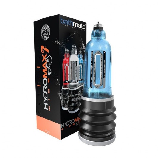 Синяя гидропомпа HydroMAX7 Wide Boy - Bathmate - в Хабаровске купить с доставкой