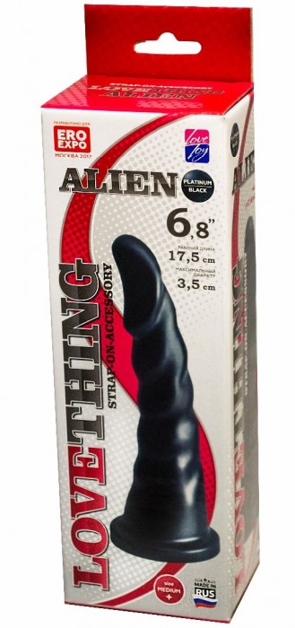 Насадка для трусиков харнесс Alien - 17,5 см. - LOVETOY (А-Полимер) - купить с доставкой в Хабаровске