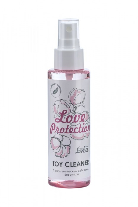 Гигиенический антисептический лосьон Toy cleaner - 110 мл. - Lola Games - купить с доставкой в Хабаровске