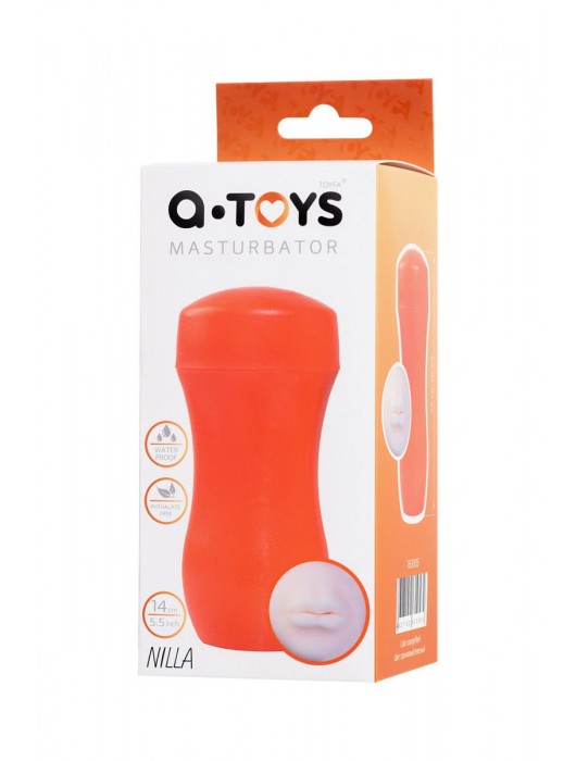 Мастурбатор-ротик A-Toys в оранжевой колбе - A-toys - в Хабаровске купить с доставкой