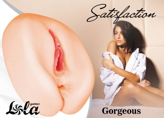 Мастурбатор с 2 тоннелями Satisfaction Gorgeous - Lola Games - в Хабаровске купить с доставкой