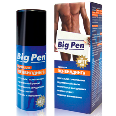 Крем Big Pen для увеличения полового члена - 50 гр. - Биоритм - в Хабаровске купить с доставкой