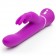 Лиловый вибратор-кролик Curve Rechargeable Rabbit Vibrator - 25,4 см. - Happy Rabbit купить в Хабаровске с доставкой в Orgasmix.ru Лиловый вибратор-кролик Curve Rechargeable Rabbit Vibrator - 25,4 см. - Happy Rabbit