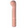 Бежевый мини-вибратор Rocky’s Fairy Mallet - 14,7 см. - Lola Games купить в Хабаровске с доставкой в Orgasmix.ru Бежевый мини-вибратор Rocky’s Fairy Mallet - 14,7 см. - Lola Games
