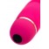 Розовый ребристый вибратор Capy - 17,4 см. - A-toys