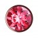 Пробка цвета розового золота с малиновым кристаллом Diamond Ruby Shine L - 8,3 см. - Lola Games - купить с доставкой в Хабаровске
