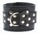 Чёрные наручники из кожи с пряжкой - БДСМ Арсенал - купить с доставкой в Хабаровске Чёрные наручники из кожи с пряжкой - БДСМ Арсенал - купить с доставкой в Хабаровске