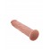 Телесный фаллоимитатор на присоске с большой головкой - 23 см. - LOVETOY (А-Полимер)