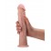 Телесный фаллоимитатор на присоске с большой головкой - 23 см. - LOVETOY (А-Полимер)
