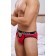 Красные мужские трусы-брифы с вырезом - Darkzone купить с доставкой Красные мужские трусы-брифы с вырезом - Darkzone купить с доставкой
