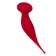 Красный вакуум-волновой стимулятор клитора Isadora с точечным вибратором - Woma в Хабаровске Красный вакуум-волновой стимулятор клитора Isadora с точечным вибратором - Woma