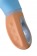 Голубой силиконовый вибратор Bluebell - 18,5 см. - ToyFa