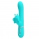Аквамариновый вибратор-кролик Ridgely - 22,6 см. - Baile