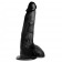 Черный фаллоимитатор Beefy Brad 9’’ Dildo with Balls - 22,4 см. - XR Brands купить с доставкой в интернет-магазине Orgasmix в Хабаровске Черный фаллоимитатор Beefy Brad 9’’ Dildo with Balls - 22,4 см. - XR Brands