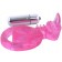 Розовая вибронасадка со стимулятор клитора   Язычок - Toyfa Basic - в Хабаровске купить с доставкой