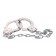 Наручники из металла с длинной цепочкой CHROME HANDCUFFS METAL HANDCUFFS W. KEY - NMC - купить с доставкой в Хабаровске