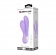 Сиреневый вибратор с клиторальным отростком Canrol - 17,1 см. - Baile купить в Хабаровске с доставкой в Orgasmix.ru Сиреневый вибратор с клиторальным отростком Canrol - 17,1 см. - Baile